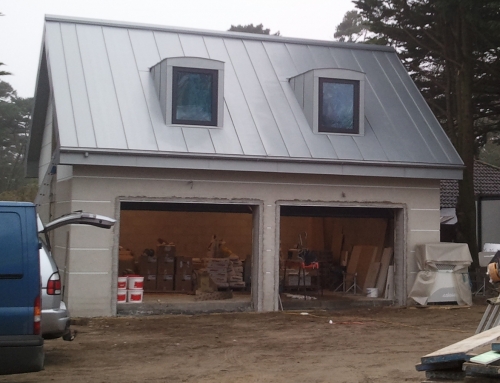 Zinc roofed garage case study