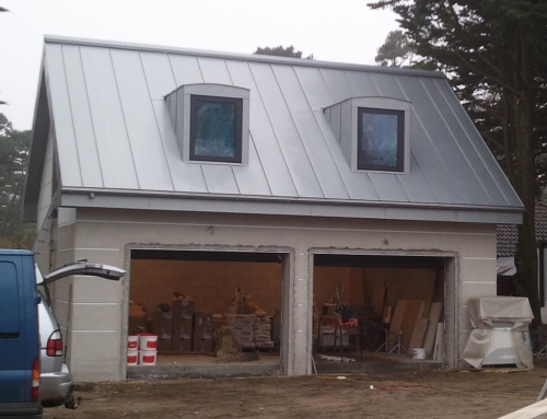 Zinc Garage Roof